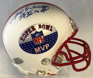 Fred Biletnikoff, Marcus Allen, Jim Plunkett Autographed Mini Helmet (JSA)