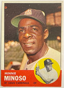 Minnie Minoso 1963 Topps Baseball Card #190 St Louis Cardinals