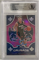 Tyler Herro Autographed 2019-20 Panini Chronicles Crusade Rookie Card #518 (Beckett)