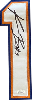 Kadarius Toney Autographed Florida Gators Custom Orange Jersey (JSA)