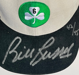 Bill Russell Autographed New Era Boston Celtics Beige Hat