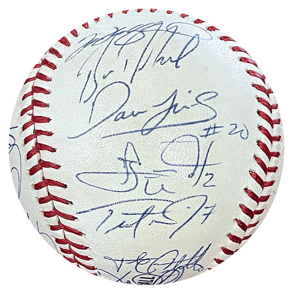 2001 Boston Red Sox Team Signed Baseball