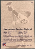 Juan Marichal 1994 The Trading Card Co Autographed Card