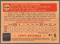 Jeff Karstens 2006 Topps '52 Autographed Card