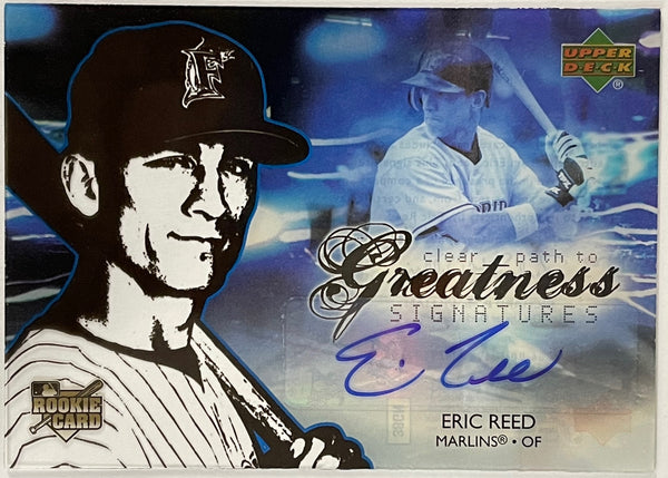 Eric Reed 2006 Upper Deck Future Stars Autographed Card