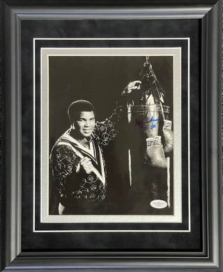 Muhammad Ali Autographed Framed 8x10 Photo (JSA)