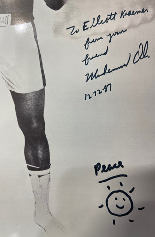 Muhammad Ali Autographed Framed 8x10 Photo
