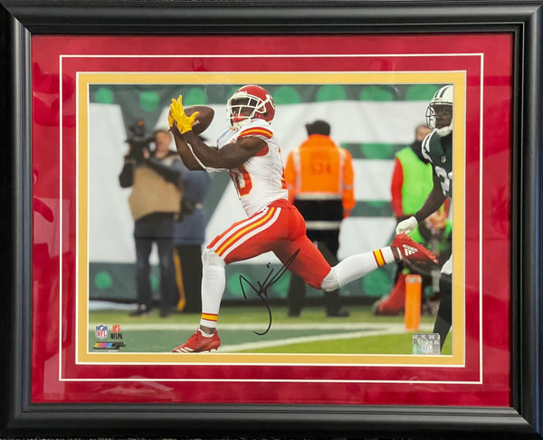 Tyreek Hill Autographed Framed 11x14 Photo