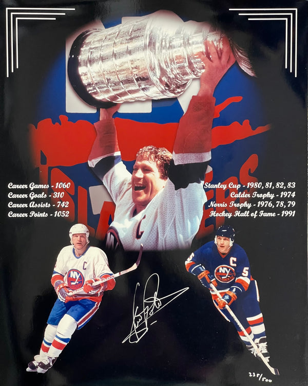 Dennis Potvin Autographed 16x20 Hockey Photo New York Islanders