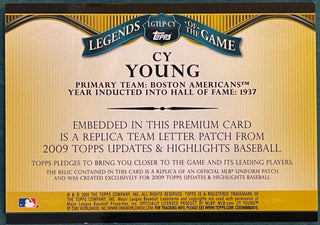 Cy Young 2012 Topps Legends of the Game Card #39/50