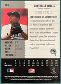 Dontrelle Willis 2005 Leaf Century Collection Bat Card #90/100