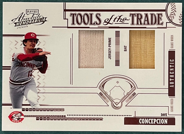 Dave Concepcion 2005 Absolute Memorabilia Tools of the Trade Card 1/150