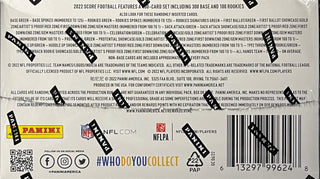 2022 Panini Score Excell Football 24-pack Retail Factory Sealed Box