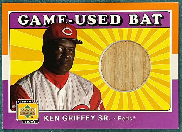 Ken Griffey Sr 2001 Upper Deck Bat Card