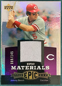 Johnny Bench 2006 Upper Deck Epic Materials Game Used Jersey Card #88/145