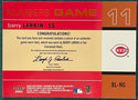 Barry Larkin 2003 Fleer Patchworks Game Worn Jersey Card