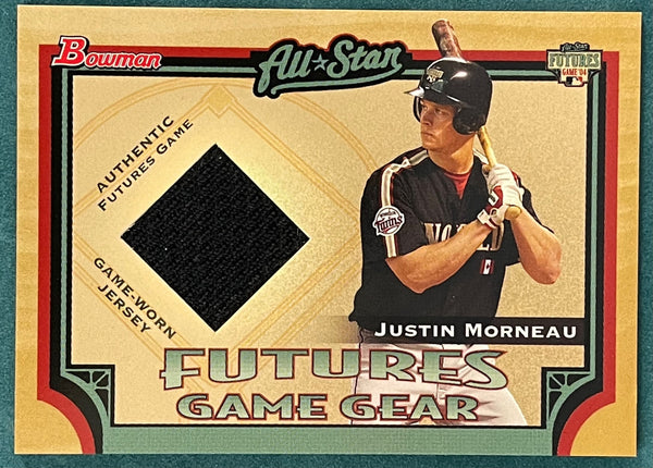 Justin Morneau 2005 Bowman Game Used Jersey Card