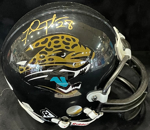 Fred Taylor Autographed Jacksonville Jaguars Mini Helmet (JSA)