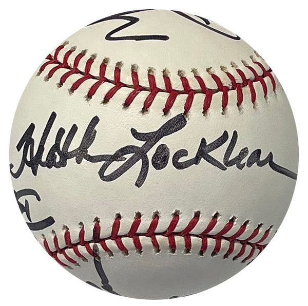 Spin City Cast Autographed Baseball (JSA)