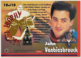 John Vanbiesbrouck Autographed 1996-97 Fleer Card
