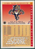 John Vanbiesbrouck Autographed 1993-94 Score Card #492
