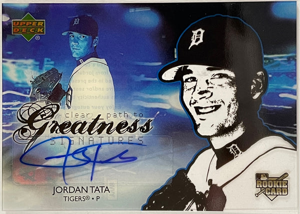 Jordan Tata Autographed 2006 Upper Deck Future Stars Rookie Card