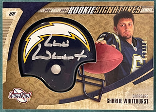 Charlie Whitehurst Autographed 2006 Upper Deck Sweet Spot Card #73/100