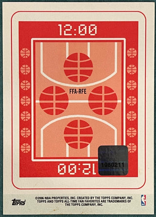 Raymond Felton 2006-07 Autographed Topps Fan Favorites Card