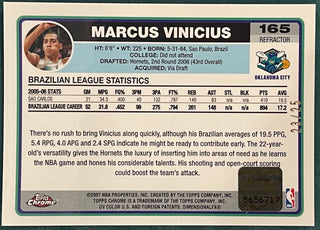 Marcus Vinicius 2007-08 Autographed Topps Chrome Rookie Card