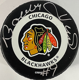 Bobby Hull Autographed Official Chicago Blackhawks Puck