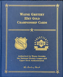Wayne Gretzky 22Kt Gold Championship 4 Card Set 1983 84 86 87 UDA Danbury Mint