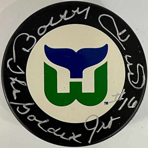 Bobby Hull Autographed Hartford Whalers Puck