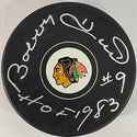 Bobby Hull Autographed Official Chicago Blackhawks Puck (JSA)