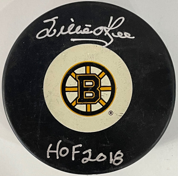 Willie O'Ree Autographed Boston Bruins Official Puck