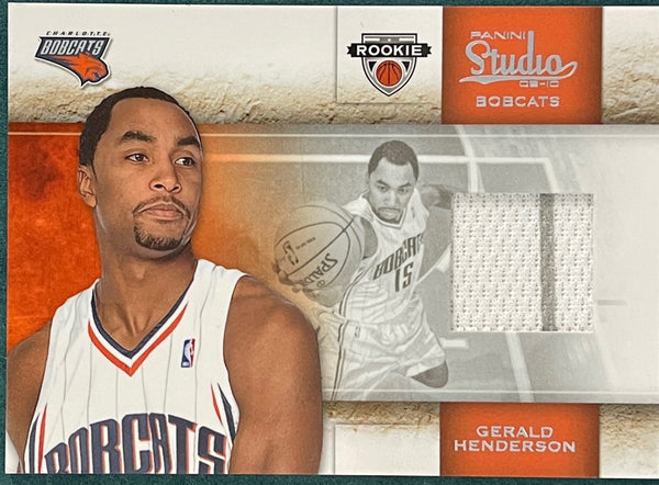 Gerald Henderson 2010-11 Panini Studio Basketball Jersey Card #52/249