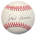 Hank Aaron Autographed Baseball (PSA Auto Grade 9)