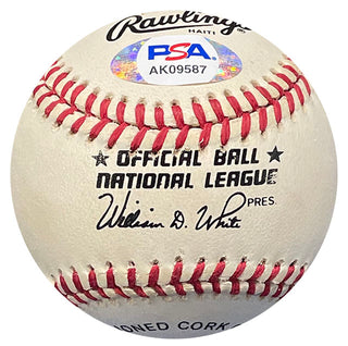 George HW Bush Autographed Baseball (PSA)
