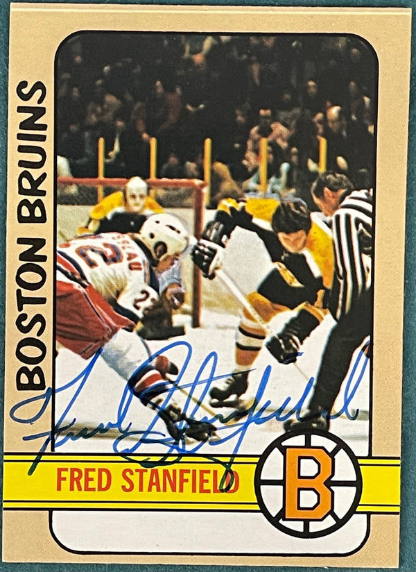 Fred Stanfield Autographed 1972-73 Topps Card