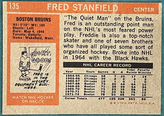 Fred Stanfield Autographed 1972-73 Topps Card
