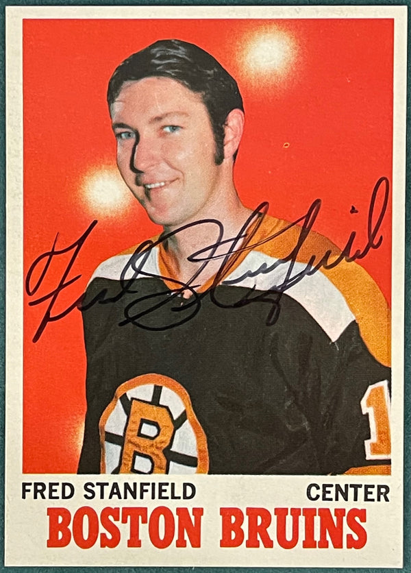Fred Stanfield Autographed 1970-71 Topps Card