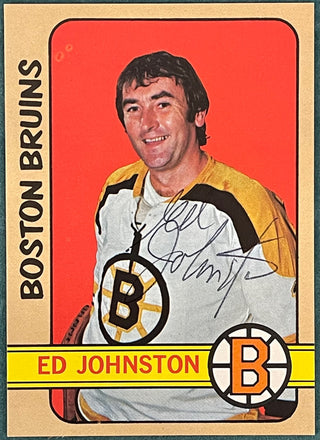 Ed Johnston Autographed 1972-73 Topps Card