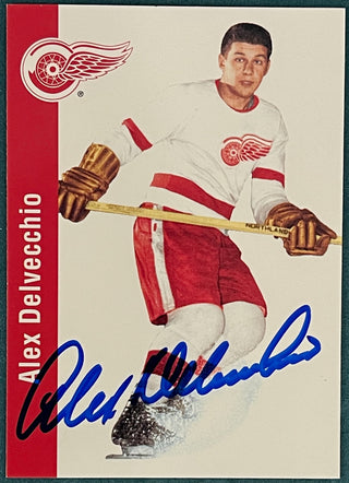  1961 Parkhurst # 25 Alex Delvecchio Detroit Red Wings (Hockey  Card) PSA PSA 7.00 Red Wings : Collectibles & Fine Art