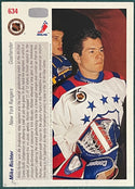 Mike Richter Autographed 1991-92 Upper Deck Card