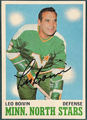 Leo Boivin Autographed 1970-71 Topps Card