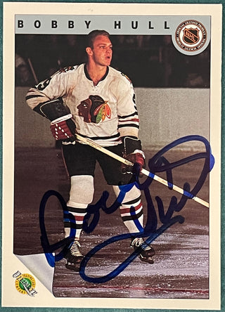 Bobby Hull Autographed Ultimate Trading Card Company Card