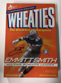 Emmitt Smith Signed 2002 Wheaties All-Time Rushing Leader Cereal Box (Beckett)