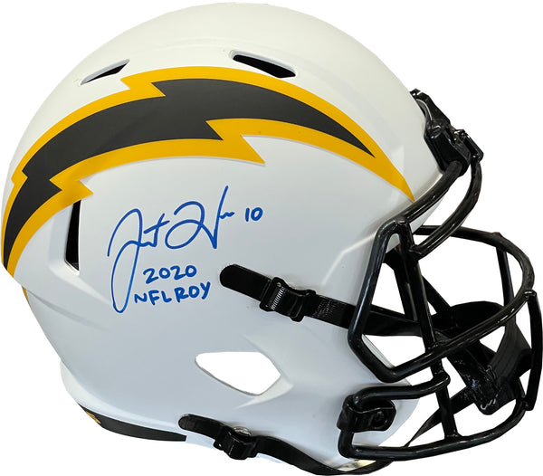 Justin Herbert "2020 NFL ROY" Autographed Los Angeles Chargers Helmet (BVG)
