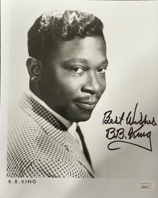 B.B. King Autographed 8x10 Celebrity Photo (JSA)