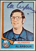 Al Arbour Autographed 1974-75 Topps Card