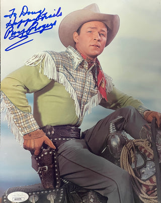 Roy Rogers Autographed 8x10 Celebrity Photo (JSA)